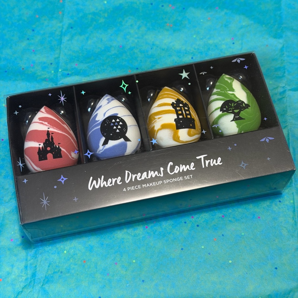Disney Parks Limited Edition Makeup Sponge Set Four Piece New NRFB